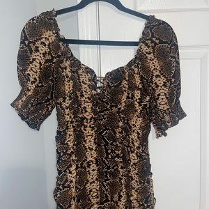 Cheetah dress